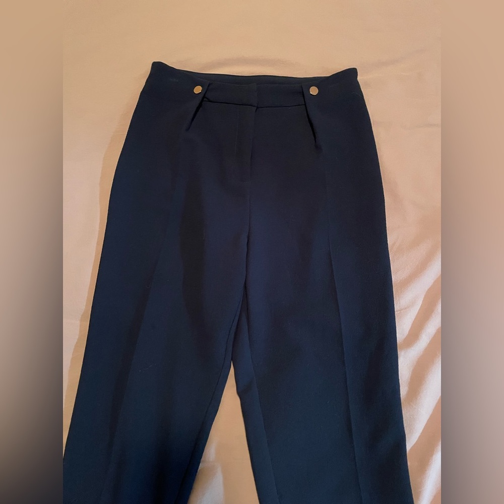 Topshop navy blue dress pants